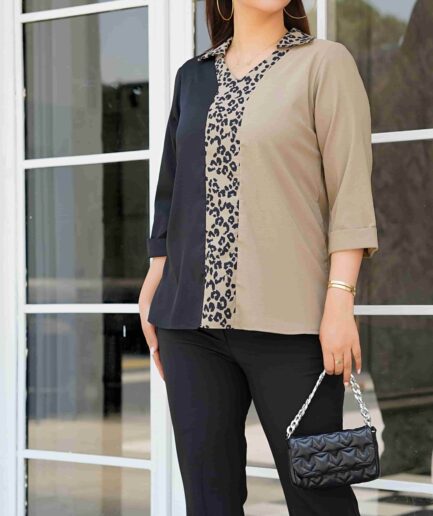 شومیز زنانه پلنگی Siylin